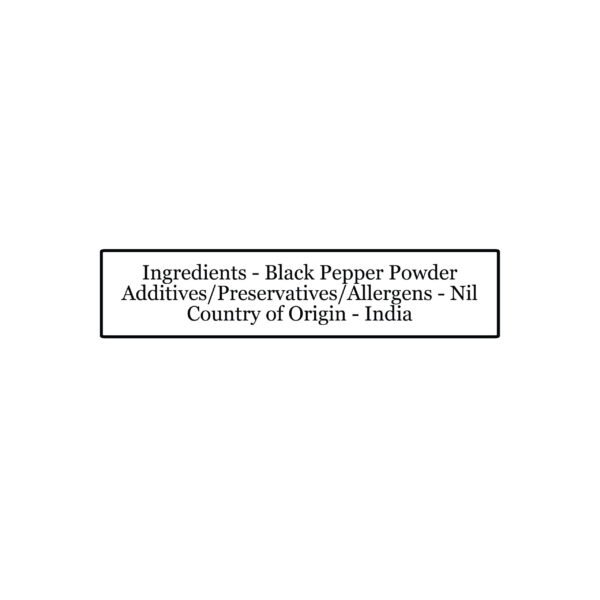 s4spices golki powder black pepper powder ingredients